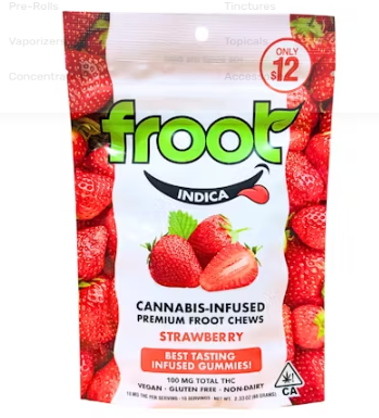 Gummies 100mg 10pk - Strawberry (I)