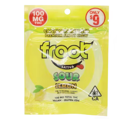 Gummy Single Cut-to-dose 100mg - Sour Lemon (S)