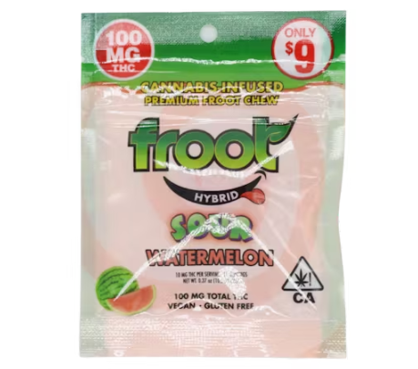 Gummy Single Cut-to-dose 100mg - Sour Watermelon (H)