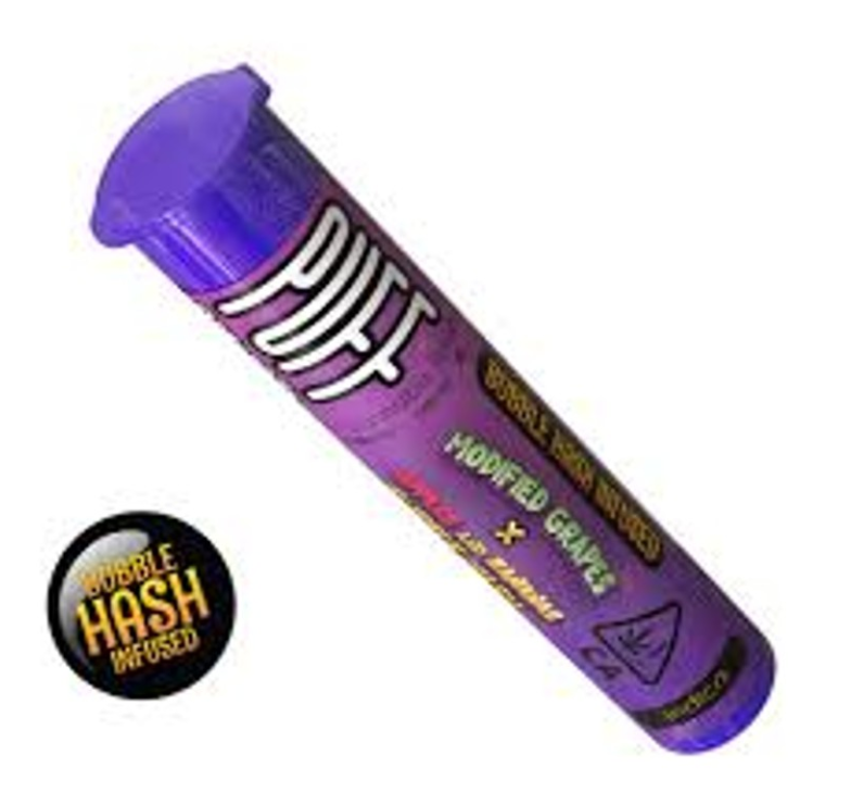 PUFF Bubble Hash Infused Preroll 1g - Modified Grapes x Apples and Bananas (I)