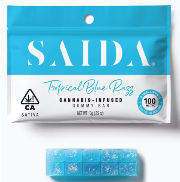 Gummy Bar Tropical Blue Razz