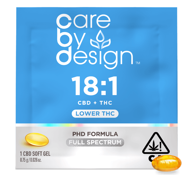 Soft Gel 18:1 CBD:THC 1ct