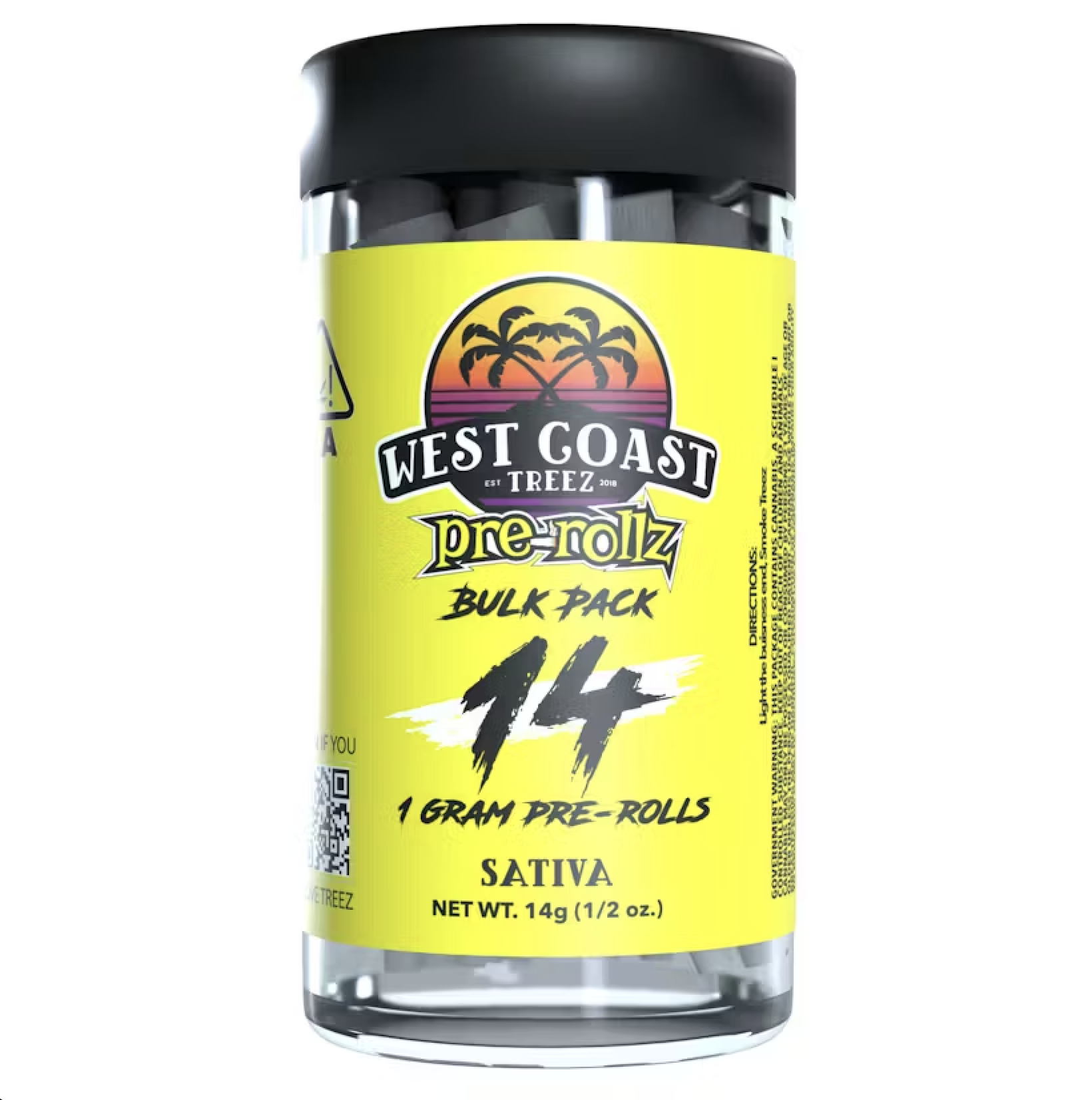 West Coast Treez Bulk Pack 14pk Pre-roll 14g - Mango Haze (S)