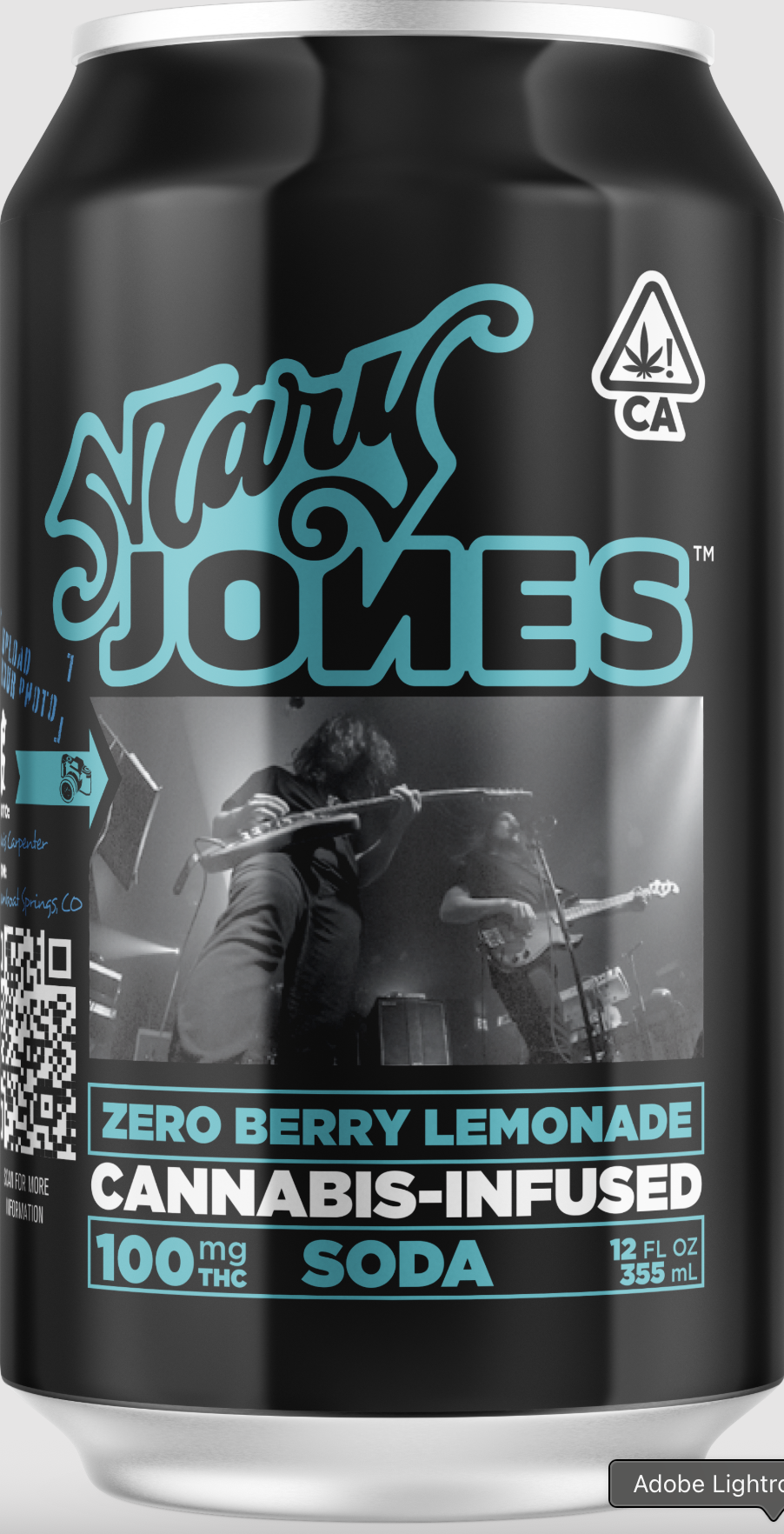Zero Sugar Soda 100mg - Berry Lemonade