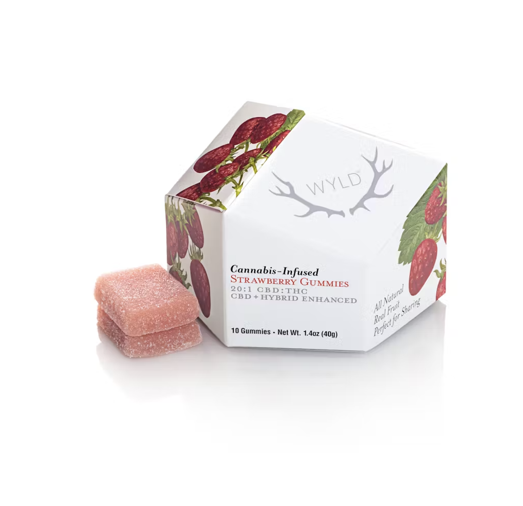 Gummies 20:1 CBD:THC 10pk - Strawberry (CBD)