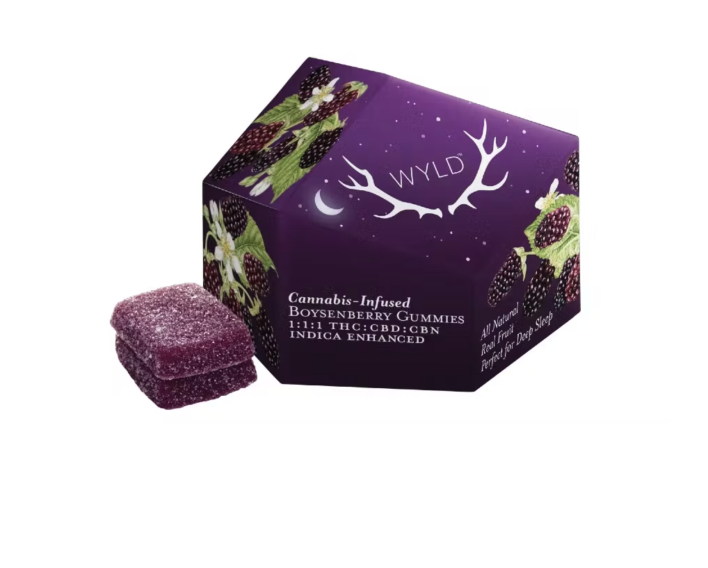 Gummies 1:1:1 THC:CBD:CBN 10pk - Boysenberry