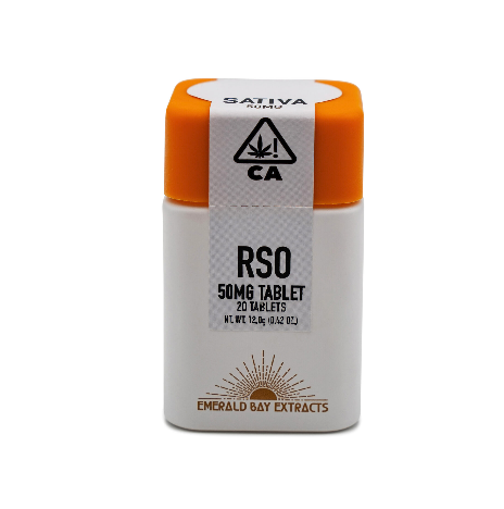 RSO Tablets 50mg 20pk - Strawberry Cough (S)