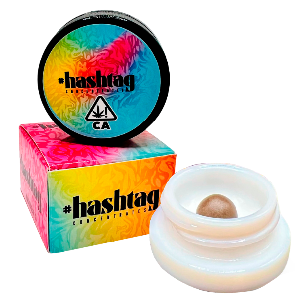 1g Blackberry Kush Temple Ball Hash 2.0 - Hashtag