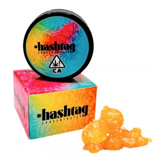Lemon Breath Cured Resin - Hashtag