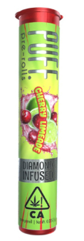 1g Cherry Limeade Diamond Infused Preroll - PUFF