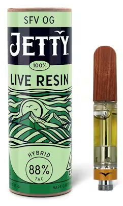 1g SFV OG LIve Resin Cart - Jetty