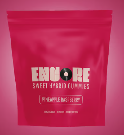 Pineapple Raspberry Hybrid Gummies [10pk] 100mg