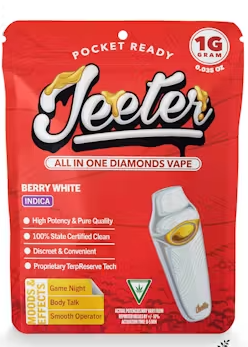 1g Berry White Liquid Diamonds Disposable - Jeeter