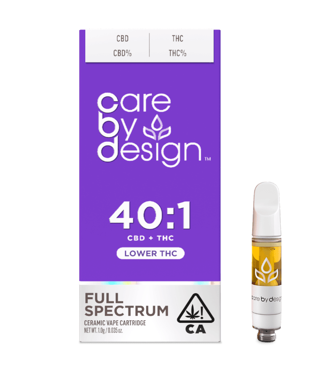 Care By Design Cartridge 1g - 40:1 CBD:THC