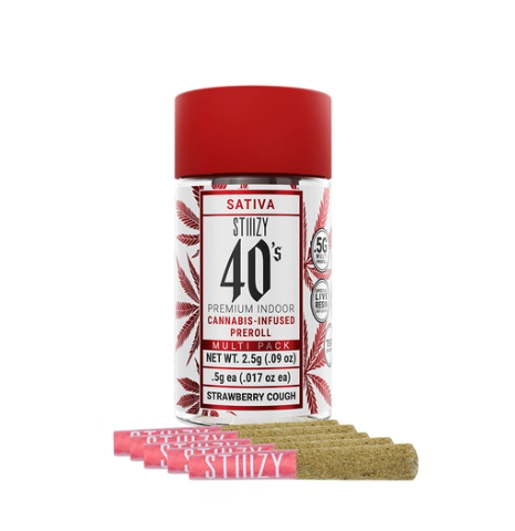 STRAWBERRY COUGH - 40's PREROLL MULTI PACK .5G