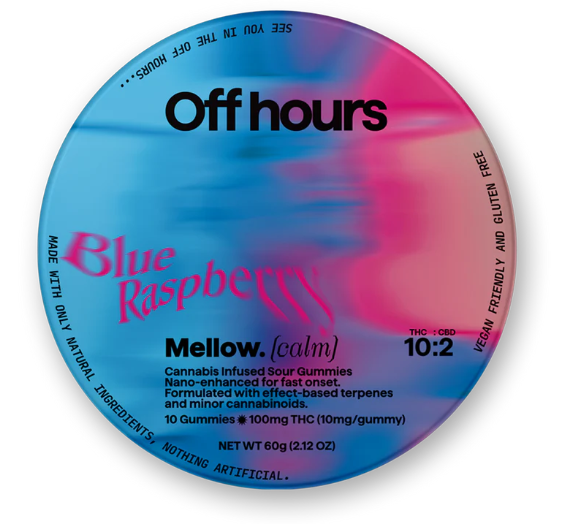 Off Hours | Edible | Gummy - Blue Raspberry | 100mg