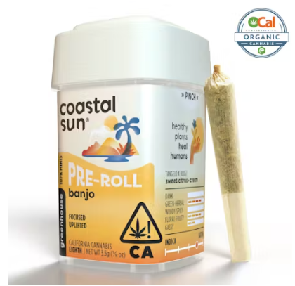 Coastal Sun Greenhouse Preroll 10pk 3.5g - Banjo (SH)