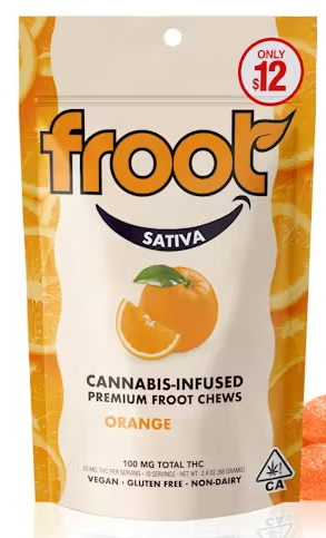 100mg Orange Tangie Chews - Froot