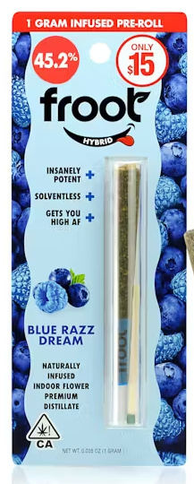 Blue Razz Dream Infused Preroll