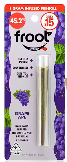 Grape Ape Infused Preroll