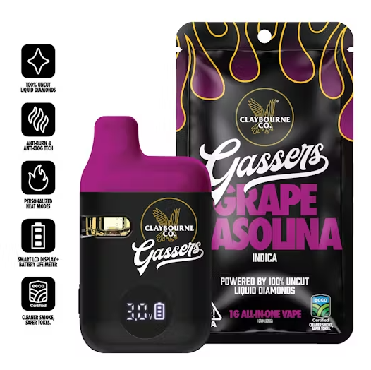 Vape: Grape Gasolina (Liquid Diamond Disposable)
