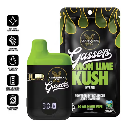 Vape: Lemon Lime Kush (Liquid Diamond Disposable)