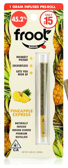 1g Pineapple Express Infused Preroll - Froot