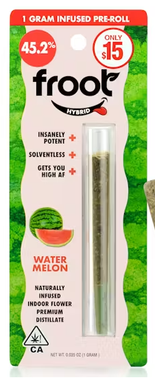 1g Watermelon Infused Preroll - Froot