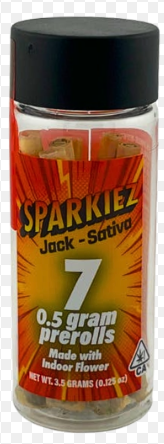 7pk (3.5g) Jack Sativa Prerolls - Sparkiez