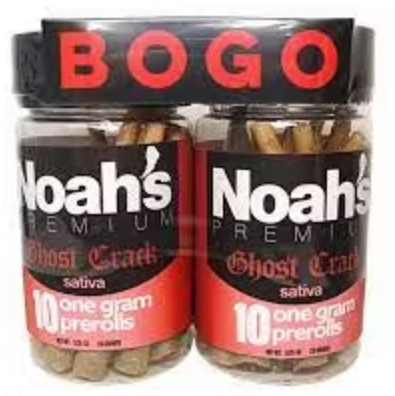 20pk (1g) Ghost Crack Sativa Prerolls - Noah's