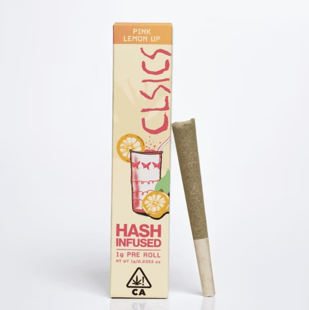 Pink Lemon Up (H) Hash INFUSED PREROLL 1g - CLSICS