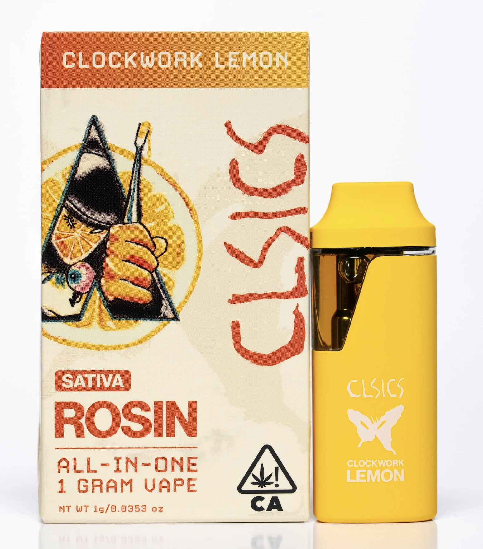 CLSICS: Clockwork Lemon 1g Live Rosin AIO (S)