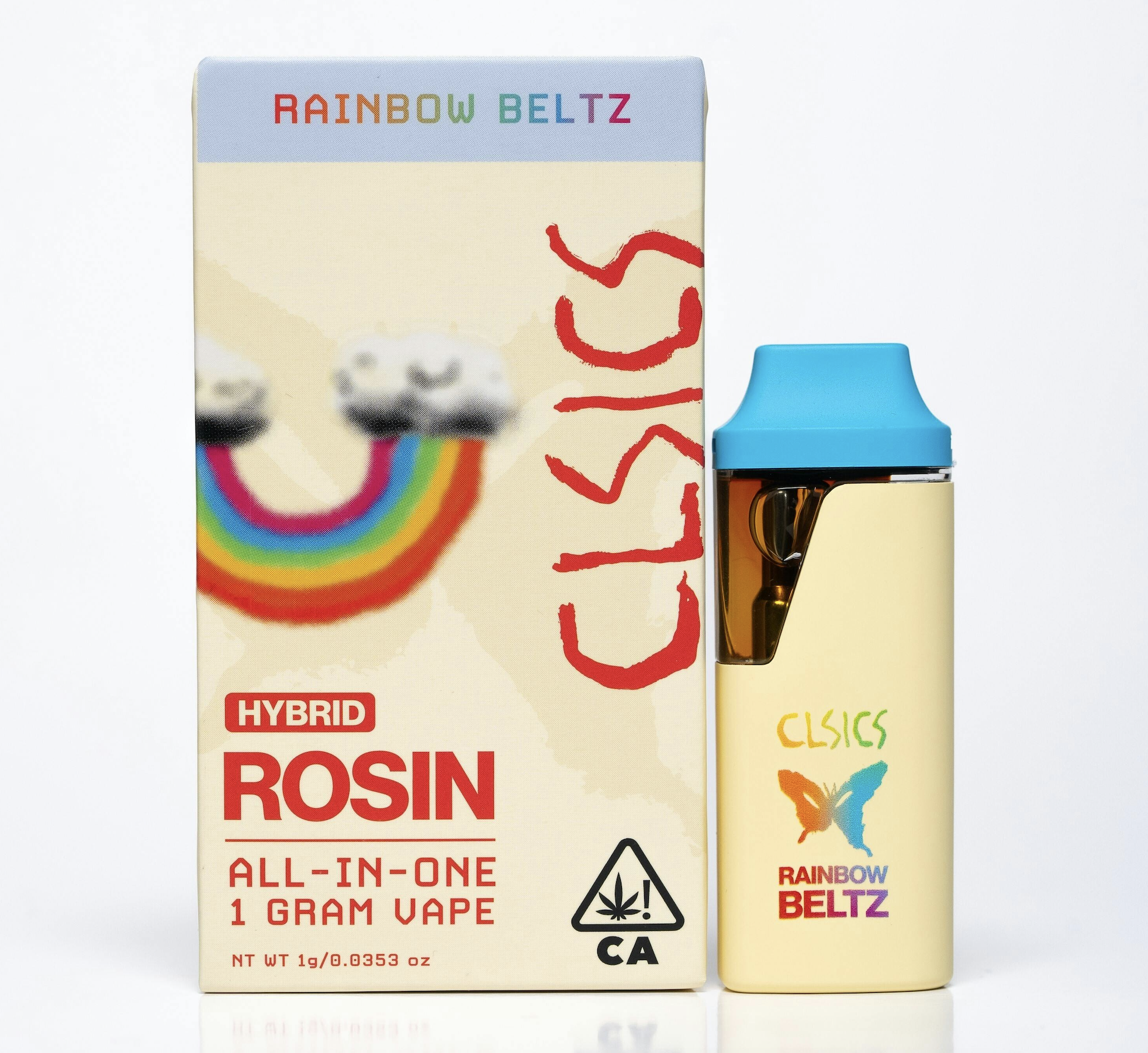 CLSICS: Rainbow Beltz 1g Live Rosin AIO (H)