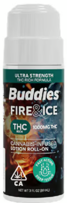 1000mg MAX Fire & Ice Roll On - Buddies