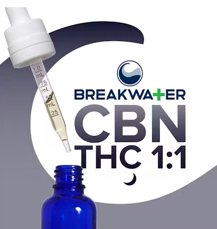 Breakwater MCT Tincture | 1:1 CBN : THC | 100mg