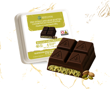 Belgian Dark Chocolate Quattro Cannabar