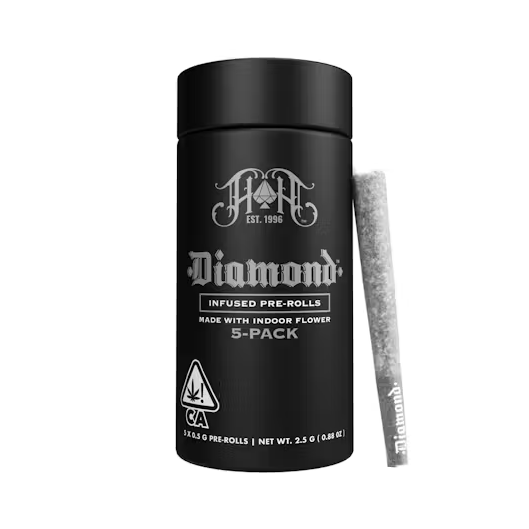 Watermelon R**** (I) Diamond INFUSED PREROLLS 5pk