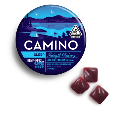 "Sleep" Gummies 5:1 THC:CBN 20pk 100mg - Midnight Blueberry (CBN)