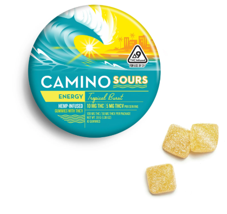 "Energy" Sour Gummies 2:1 THC:THCv 10pk 100mg - Tropical Burst (S)