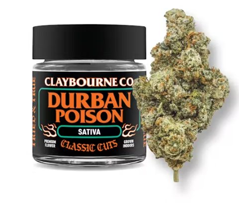 Claybourne Indoor Classic Cuts 3.5g Eighth - Durban Poison (S)