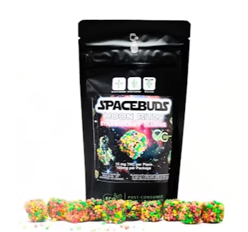 SpaceBuds | Live Rosin Edibles | Moon Bites - Blueberry Muffin | 100mg