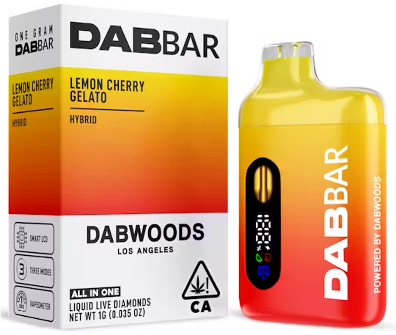 DABWOODS - Lemon Cherry Gelato - Liquid Diamonds - RTU - 1g