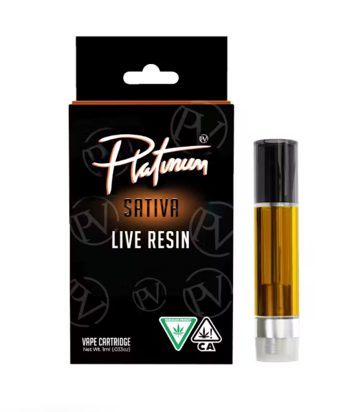 Platinum Live Resin Cartridge 1g - Blue Widow (S)