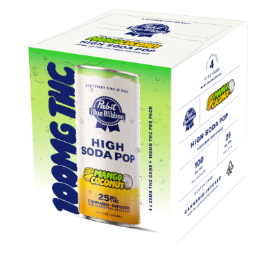 Pabst - Drink - Soda - Mango Coconut 4pk - 25mg