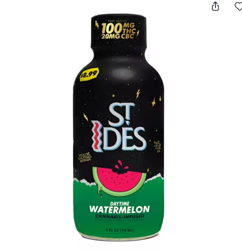 St Ides - Shot - Watermelon THC/CBC - 100mg/20mg
