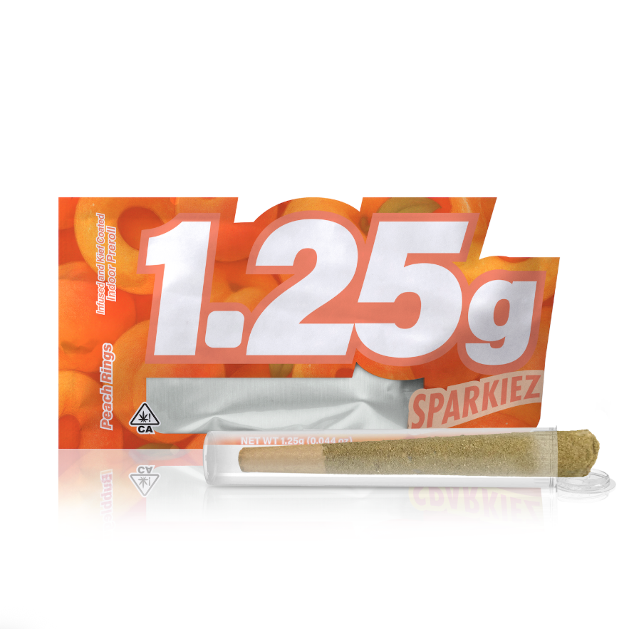Sparkiez - Preroll - Infused - Peach Ringz - 1.25G