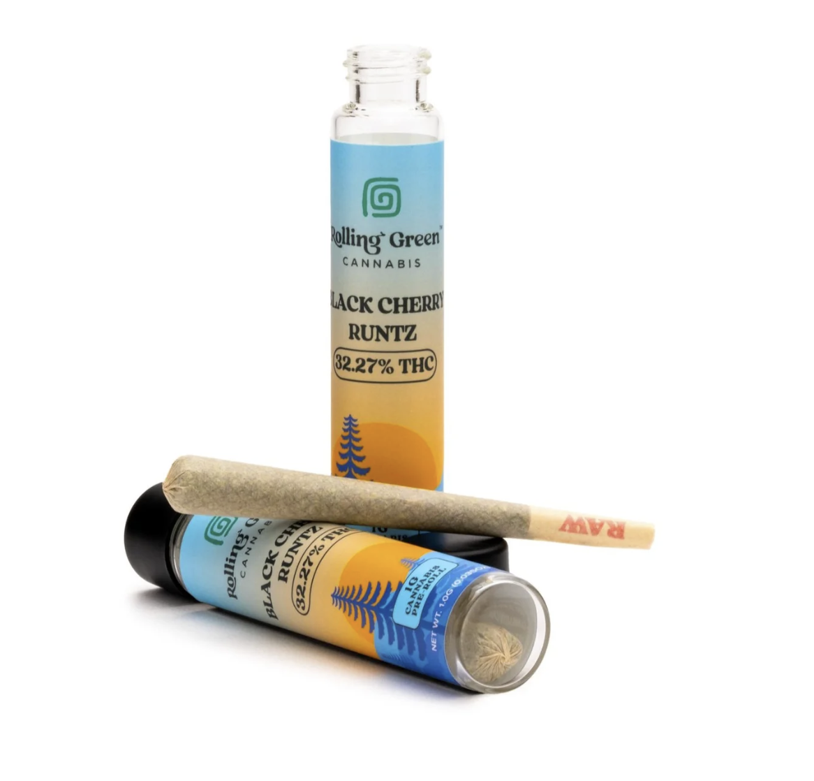 Black Cherry Runtz 1g Preroll | Rolling Green