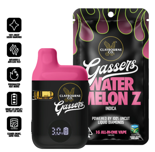 Claybourne Gassers All In One 1g Watermelon Z