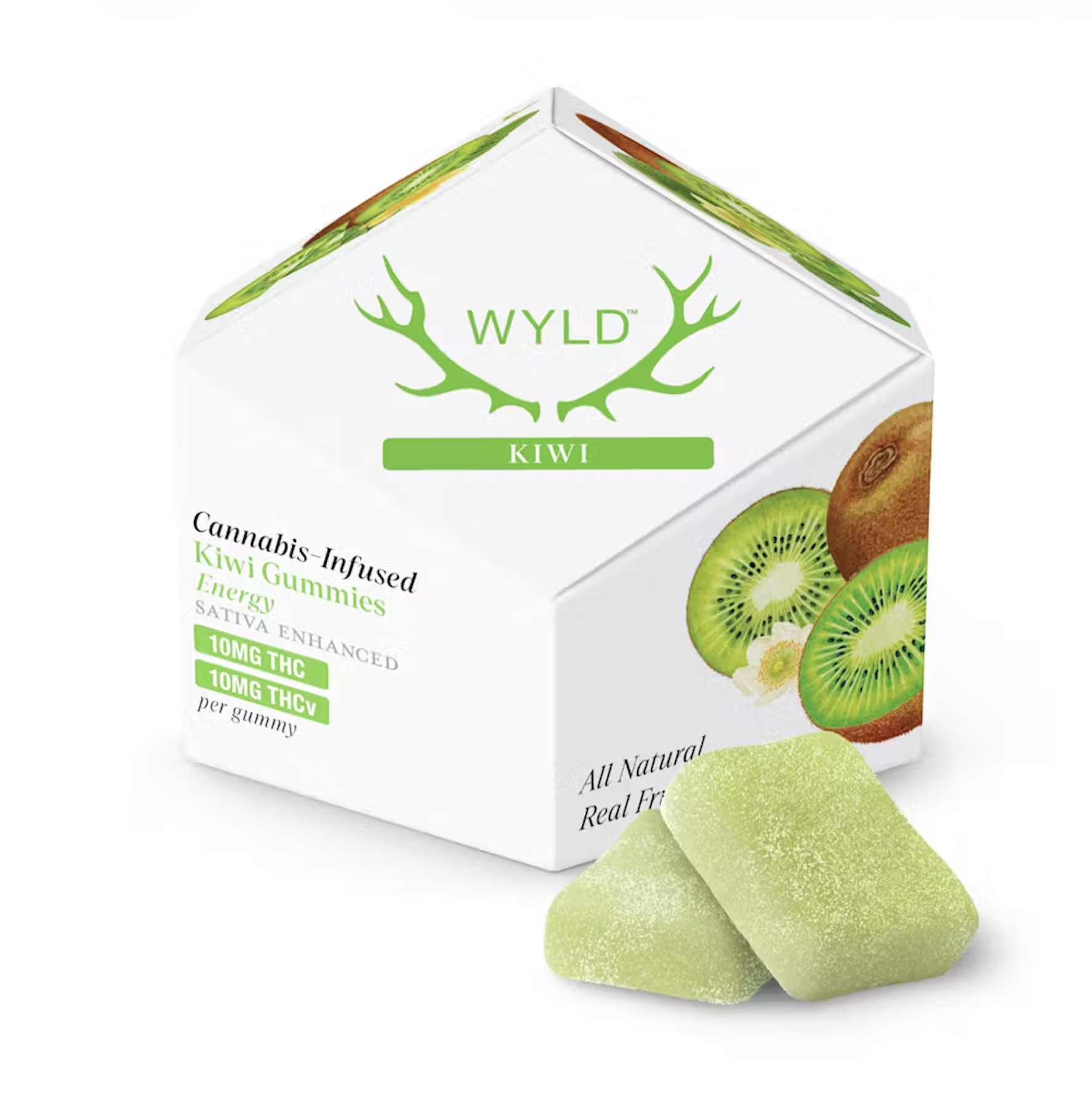 Gummies1:1 THC:THCv 100mg 10pk - Kiwi (S)