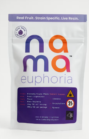 Nama | Edibles | Gummies - Euphoria Grandaddy Purple 2pk | 100mg